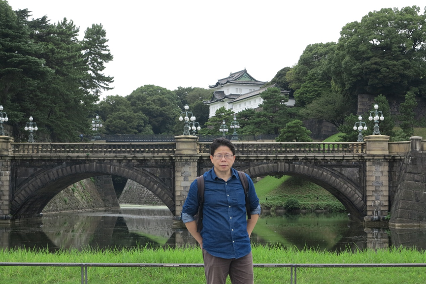 日本東京皇居的二重橋 踏查日本戰後天皇制問題的景點（2020年）